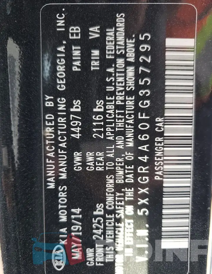 5XXGR4A60FG357295 Photo# 12
