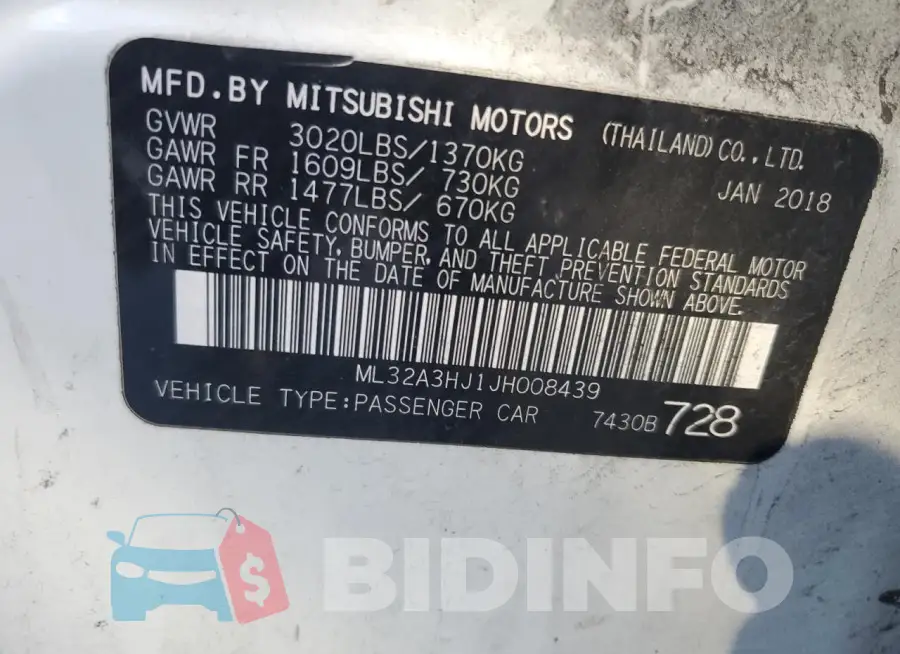ML32A3HJ1JH008439 Photo# 13