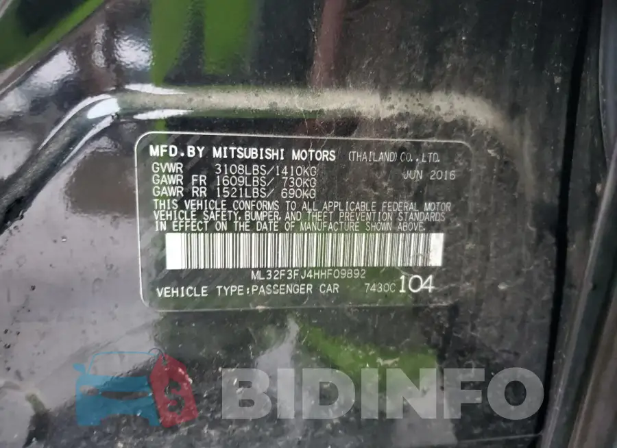 ML32F3FJ4HHF09892 Photo# 12