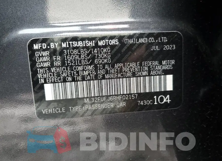 ML32FUFJ6RHF02157 Photo# 12