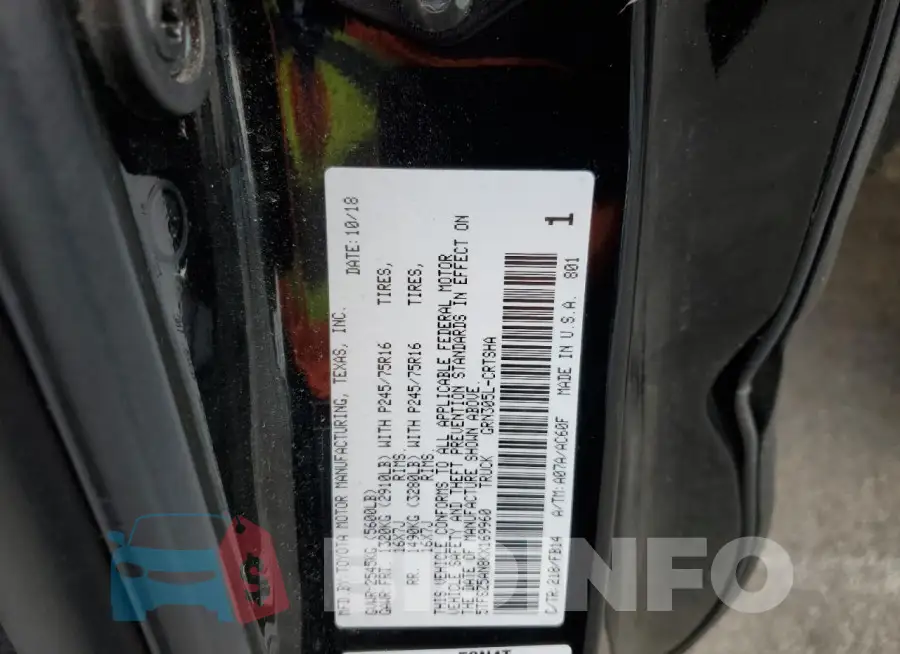 5TFSZ5AN8KX169960 Photo# 12