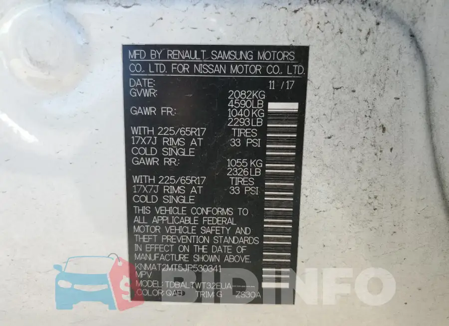 KNMAT2MT5JP530341 Photo# 12