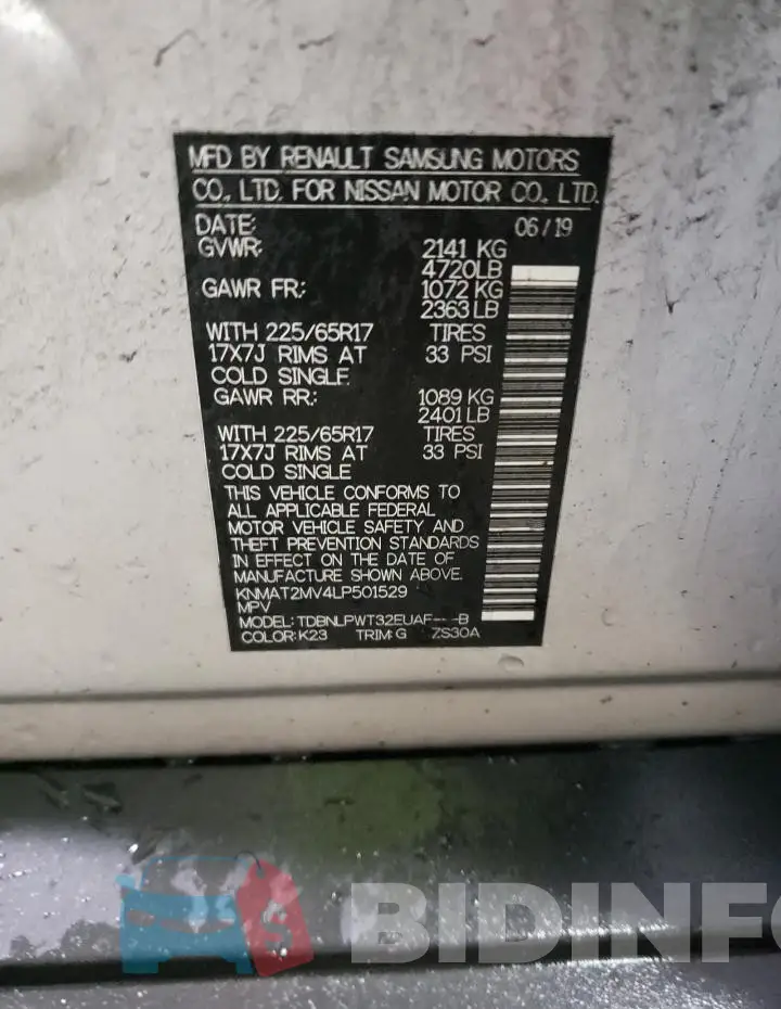 KNMAT2MV4LP501529 Photo# 12