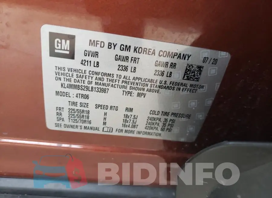 KL4MMBS29LB133987 Photo# 12