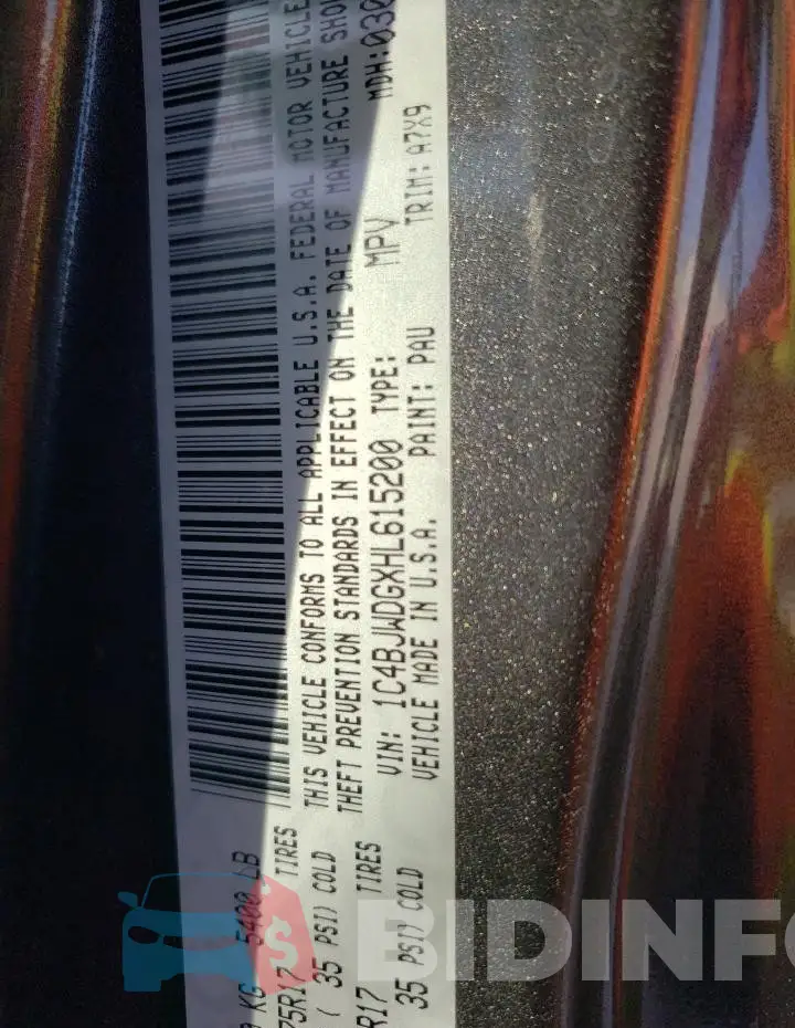 1C4BJWDGXHL615200 Photo# 12