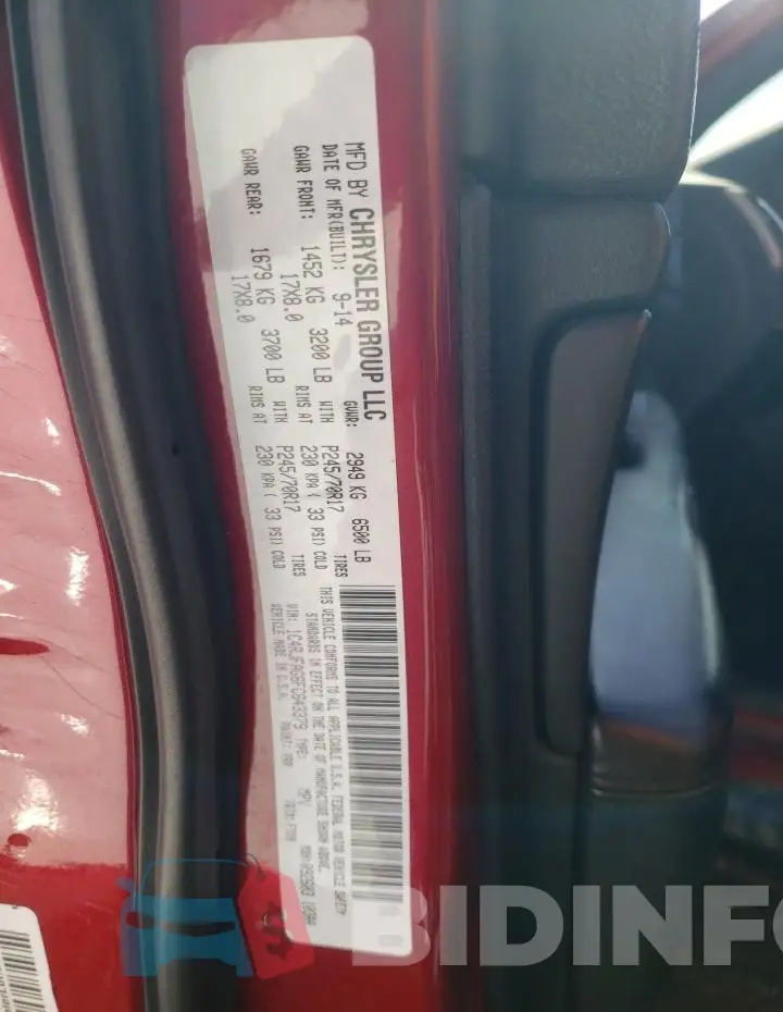 1C4RJFAG6FC643379 Photo# 12