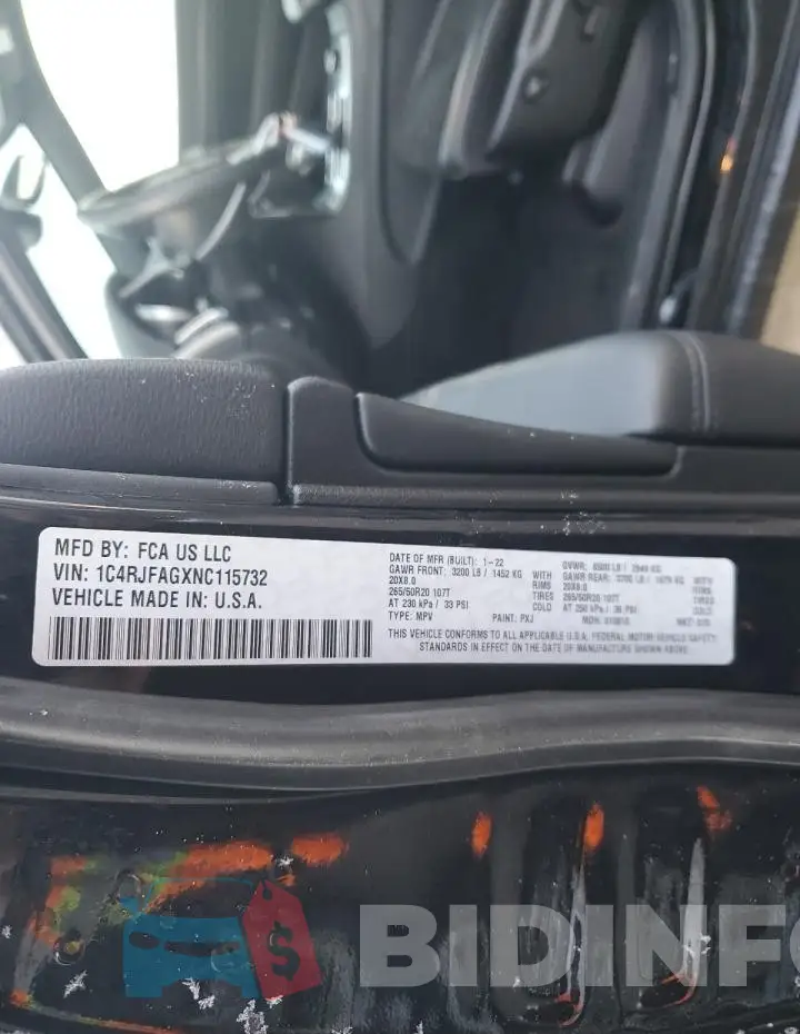 1C4RJFAGXNC115732 Photo# 12