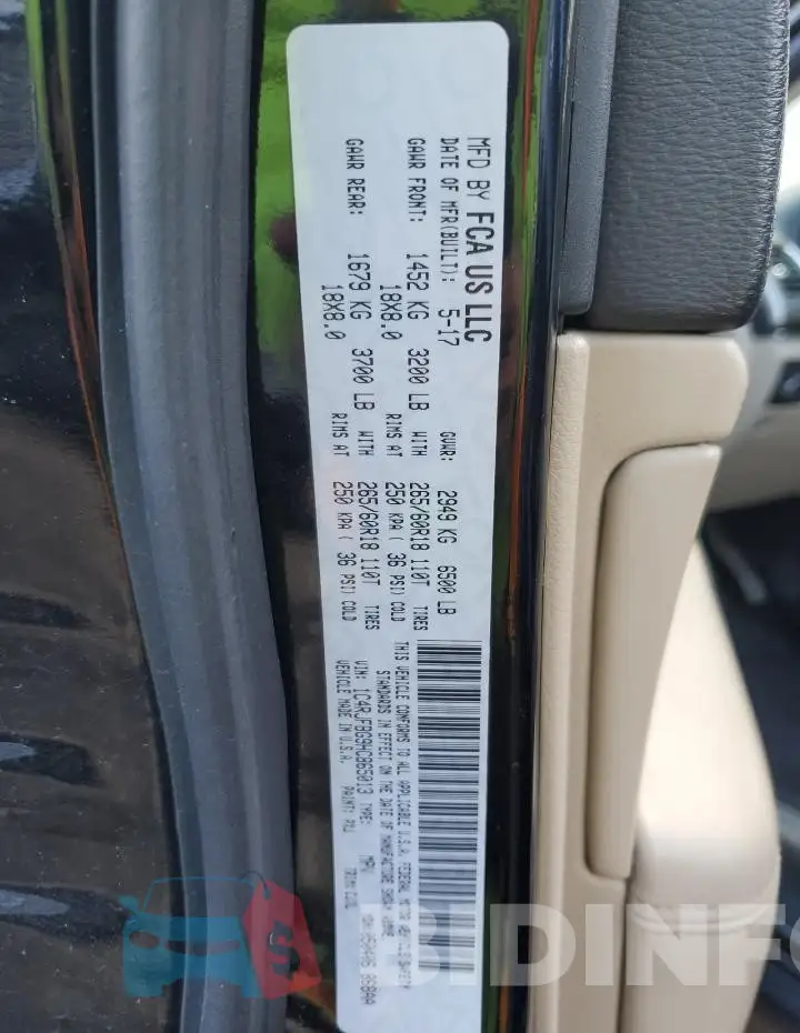1C4RJFBG9HC865013 Photo# 13