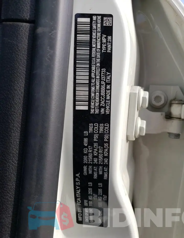 ZACCJBBB6JPJ37733 Photo# 13