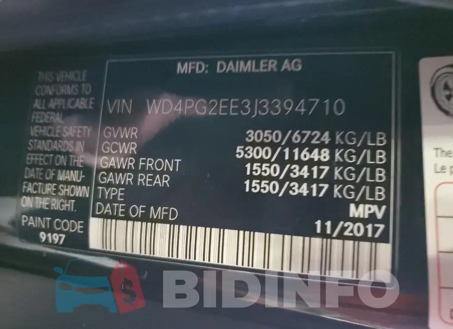 WD4PG2EE3J3394710 Photo# 13