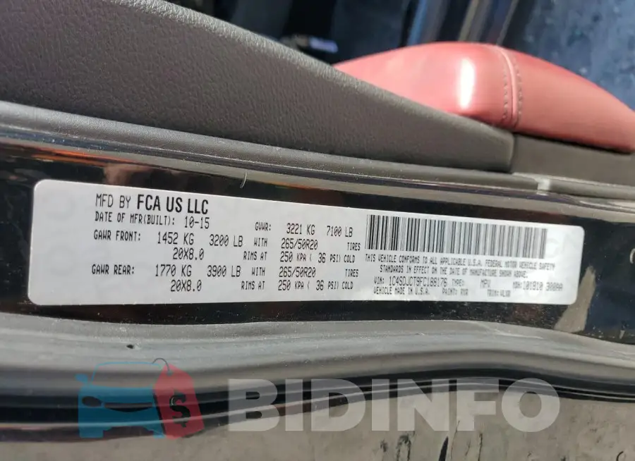 1C4SDJCT9FC188176 Photo# 13