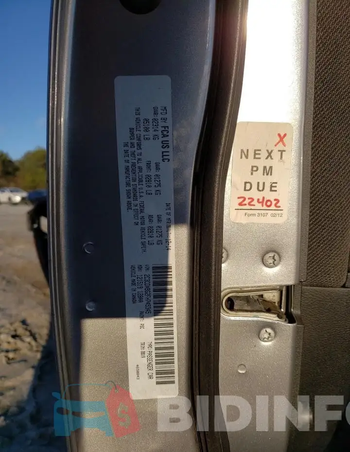 2C3CDXBG2FH745345 Photo# 12