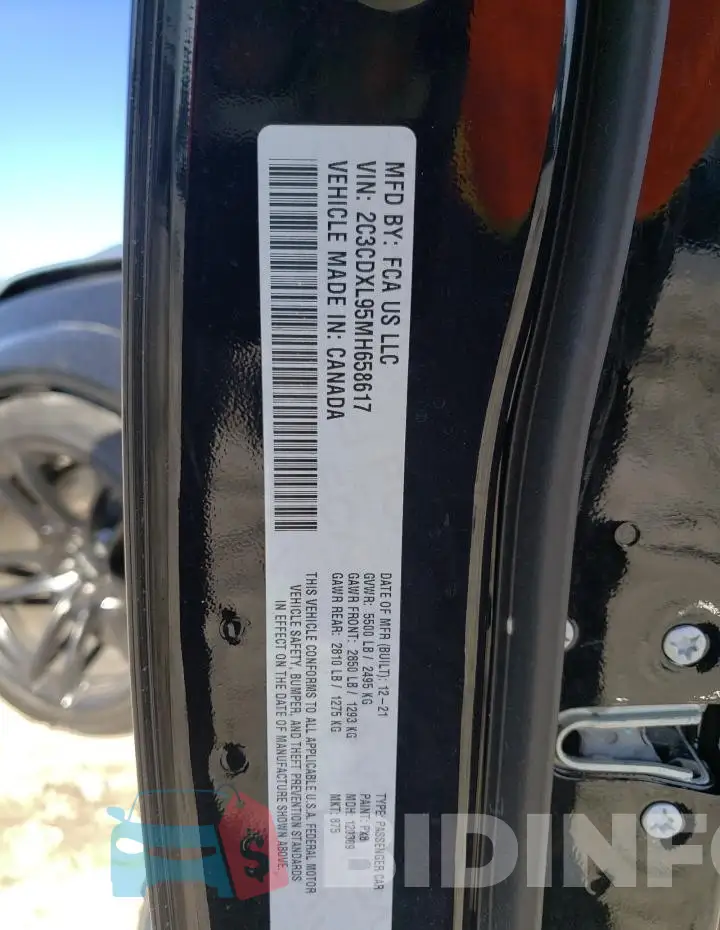 2C3CDXL95MH658617 Photo# 12