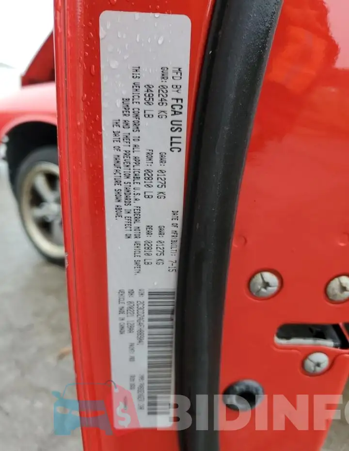 2C3CDZAG4FH889041 Photo# 12