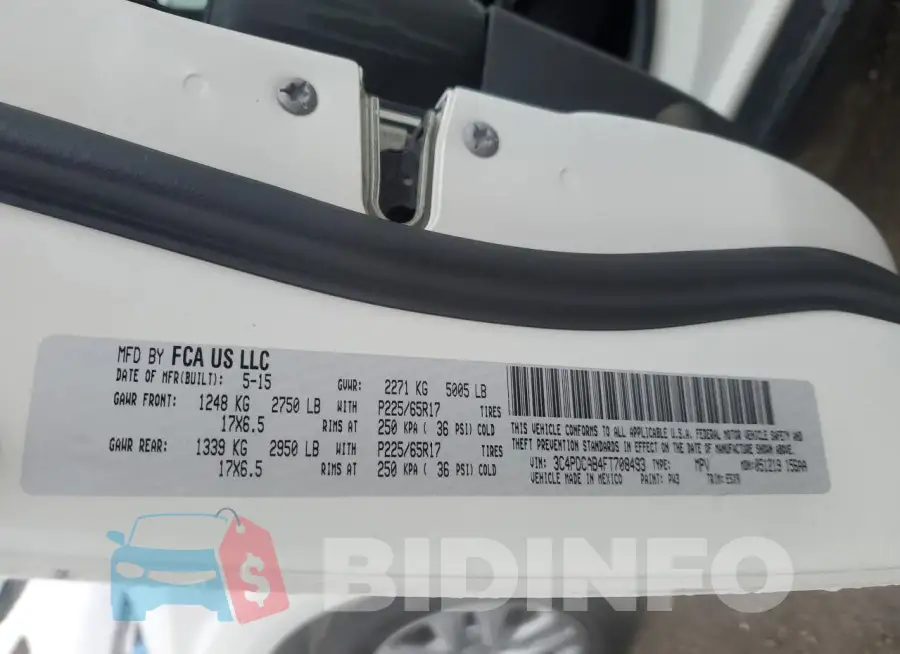 3C4PDCAB4FT708493 Photo# 13