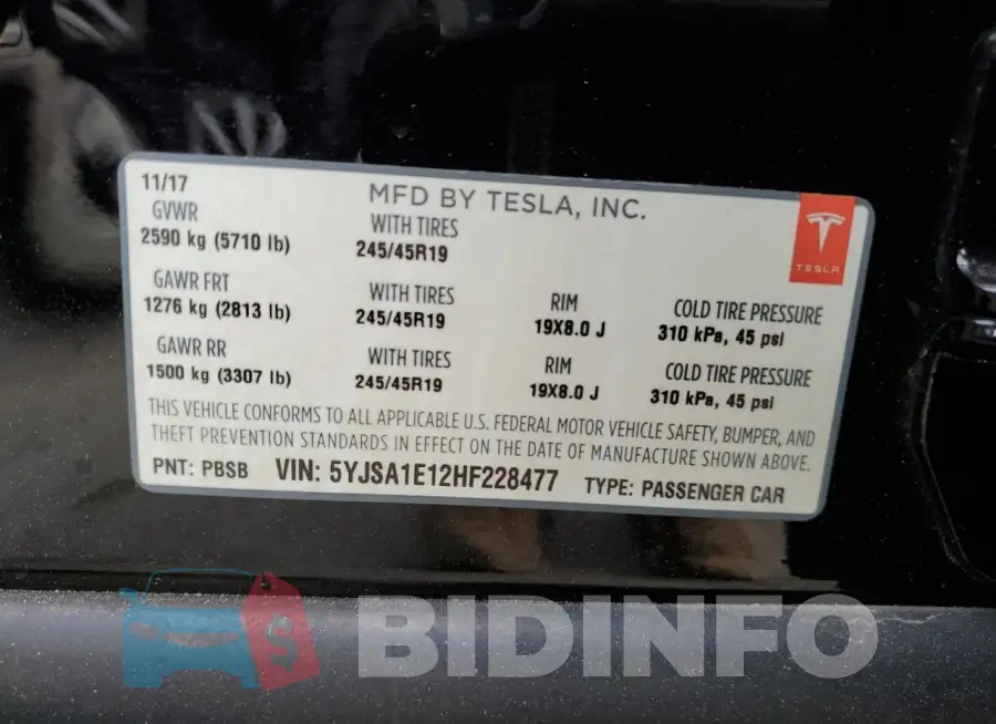 5YJSA1E12HF228477 Photo# 12