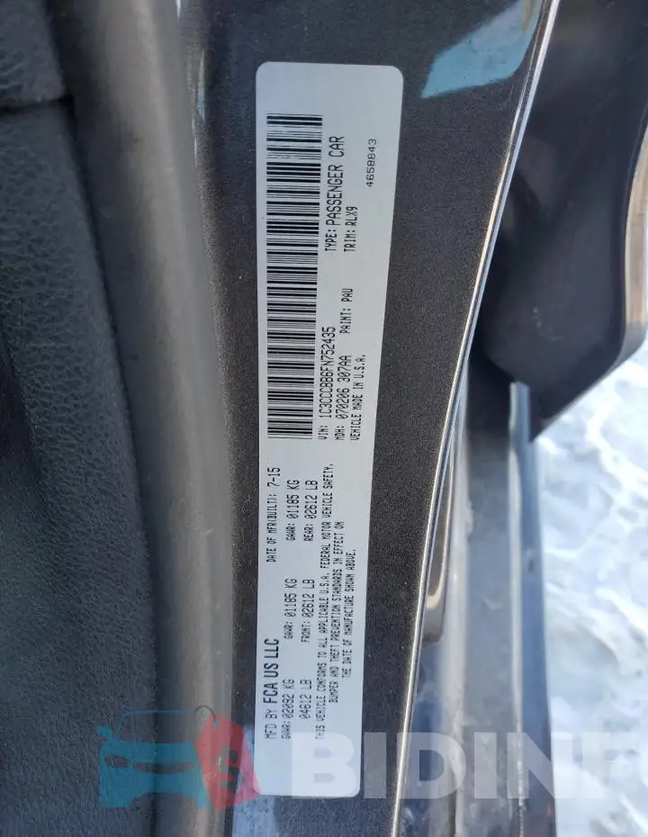 1C3CCCBB6FN752435 Photo# 12