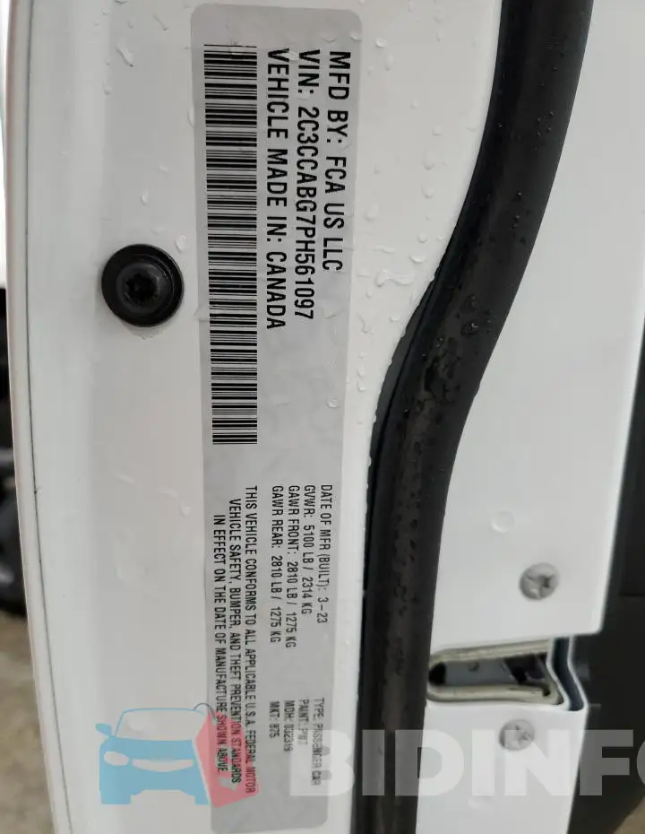 2C3CCABG7PH561097 Photo# 13