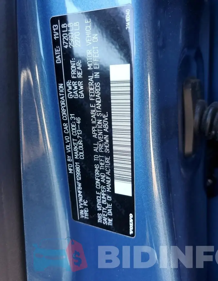 YV140MFB4F1299801 Photo# 12