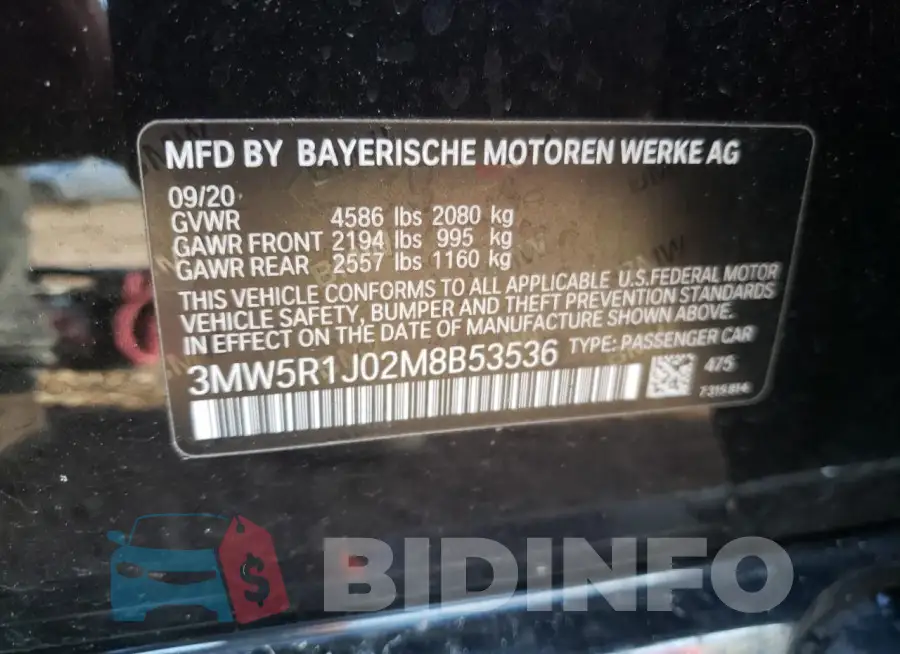 3MW5R1J02M8B53536 Photo# 13