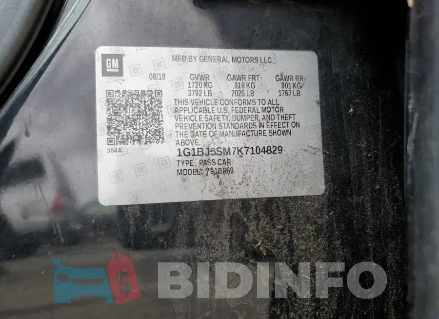 1G1BJ5SM7K7104829 Photo# 12