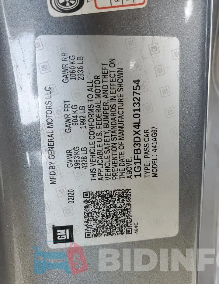 1G1FB3DX4L0132754 Photo# 12