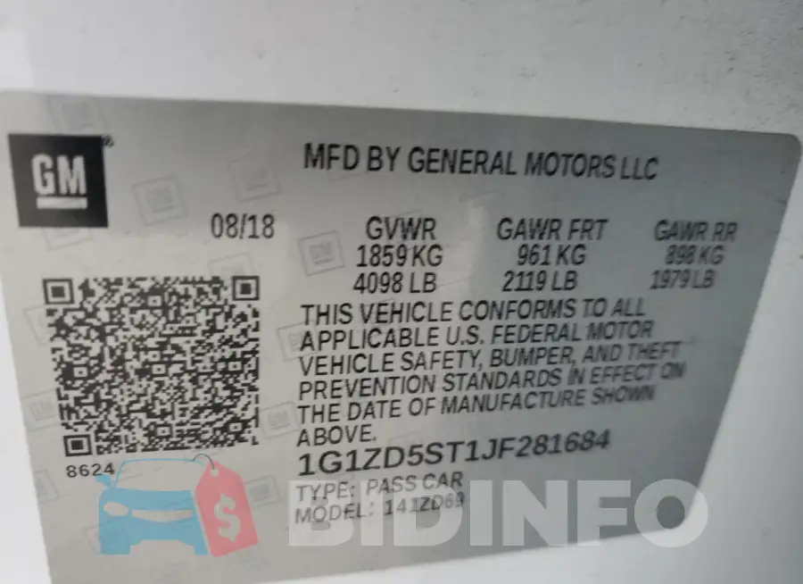 1G1ZD5ST1JF281684 Photo# 12