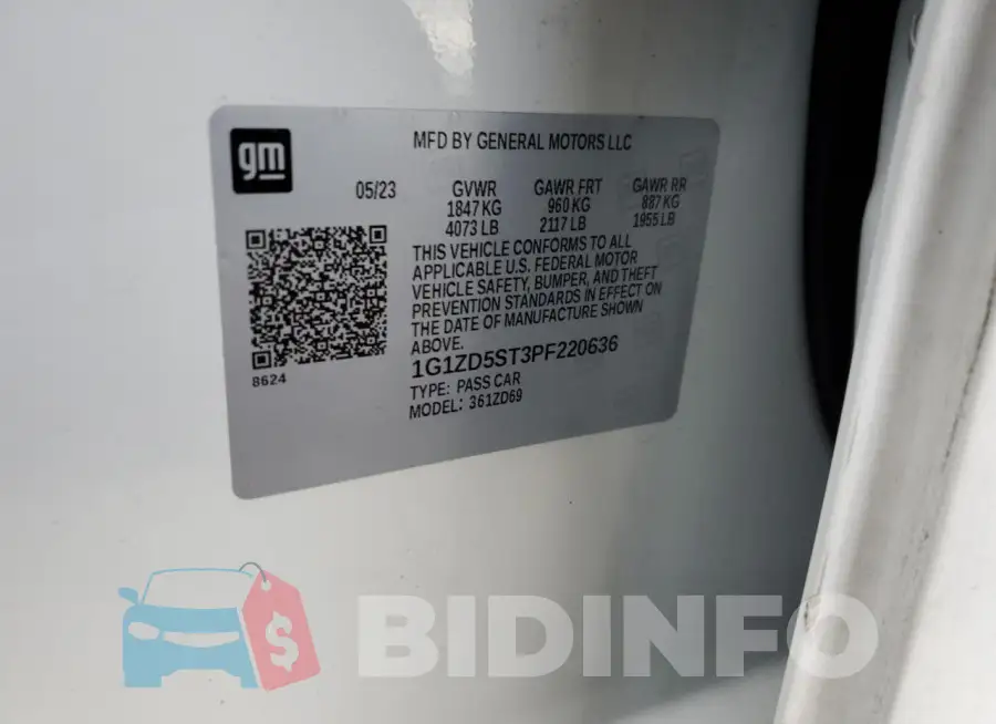 1G1ZD5ST3PF220636 Photo# 13