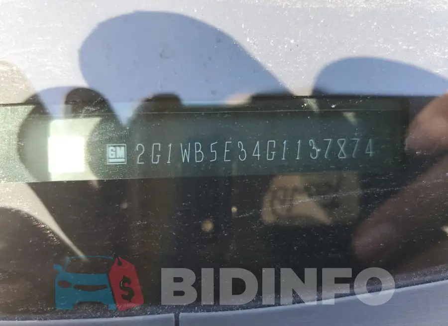 2G1WB5E34G1137874 Photo# 12