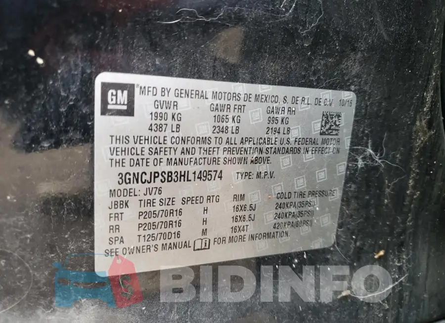 3GNCJPSB3HL149574 Photo# 13