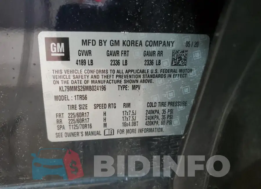 KL79MMS26MB024196 Photo# 14