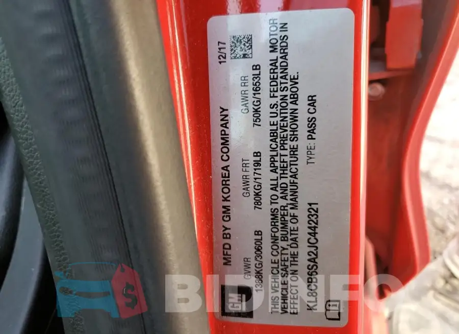 KL8CB6SA2JC442321 Photo# 12