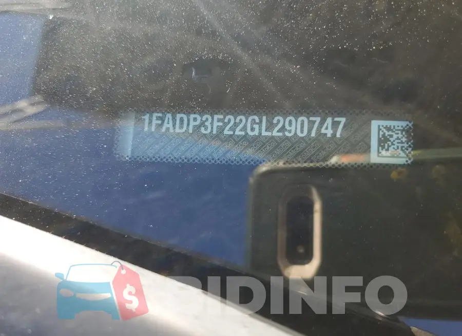 1FADP3F22GL290747 Photo# 12