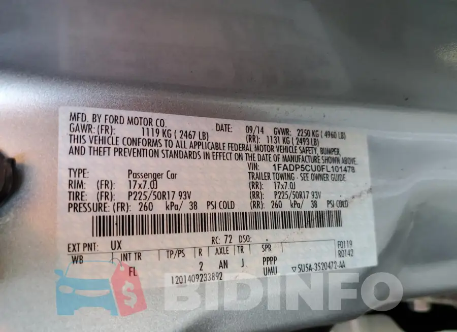 1FADP5CU0FL101478 Photo# 12