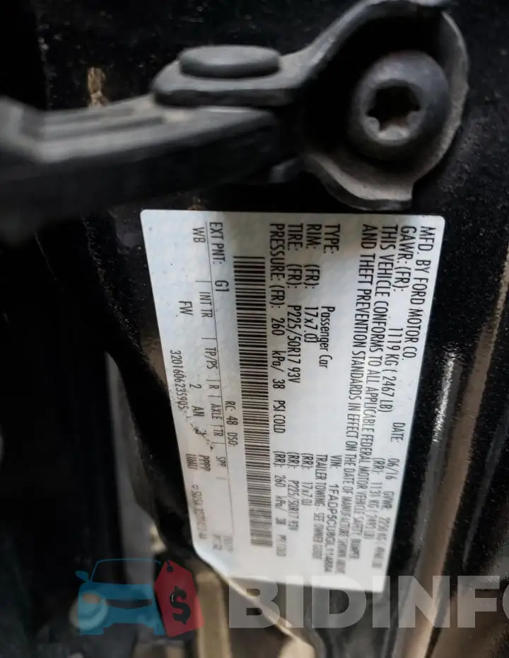 1FADP5CU8GL114884 Photo# 12
