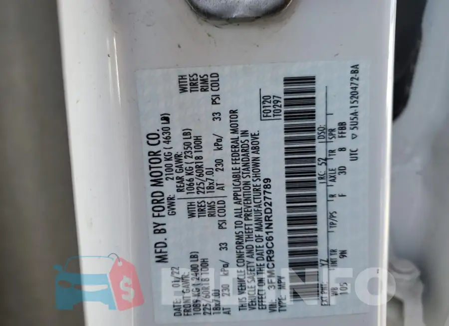 3FMCR9C61NRD27789 Photo# 13