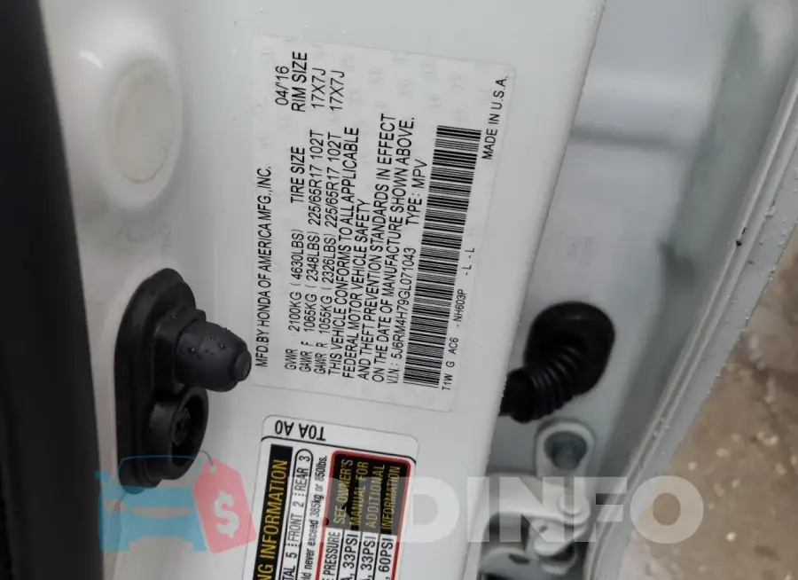 5J6RM4H79GL071043 Photo# 12