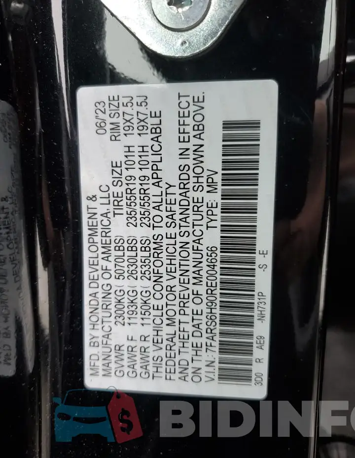 7FARS6H90RE004656 Photo# 12