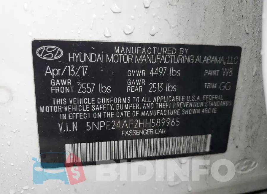 5NPE24AF2HH589965 Photo# 12