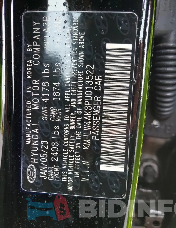 KMHLW4AK3PU013522 Photo# 12