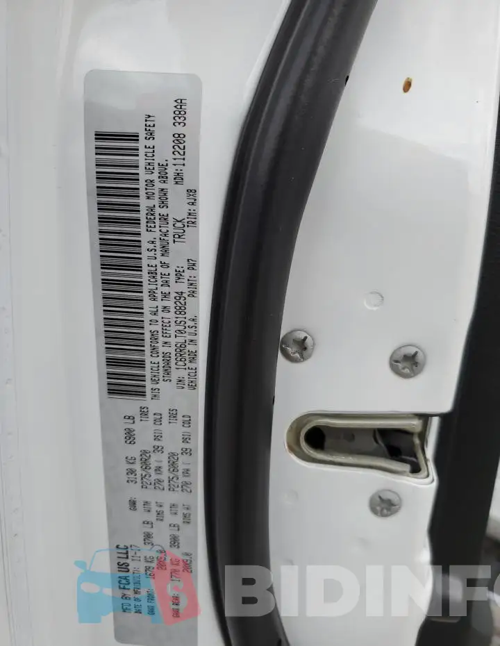 1C6RR6LT0JS188294 Photo# 13