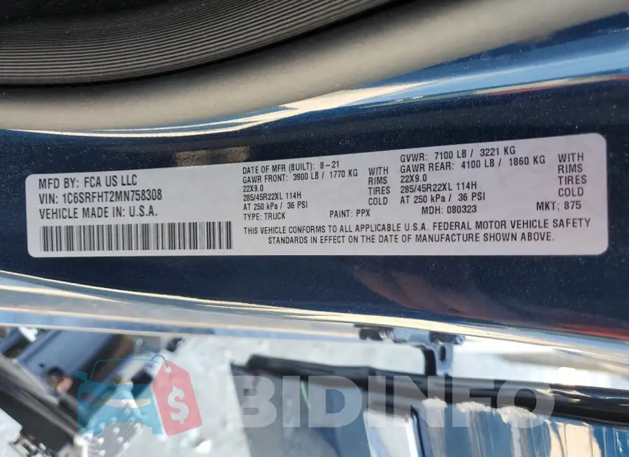 1C6SRFHT2MN758308 Photo# 13