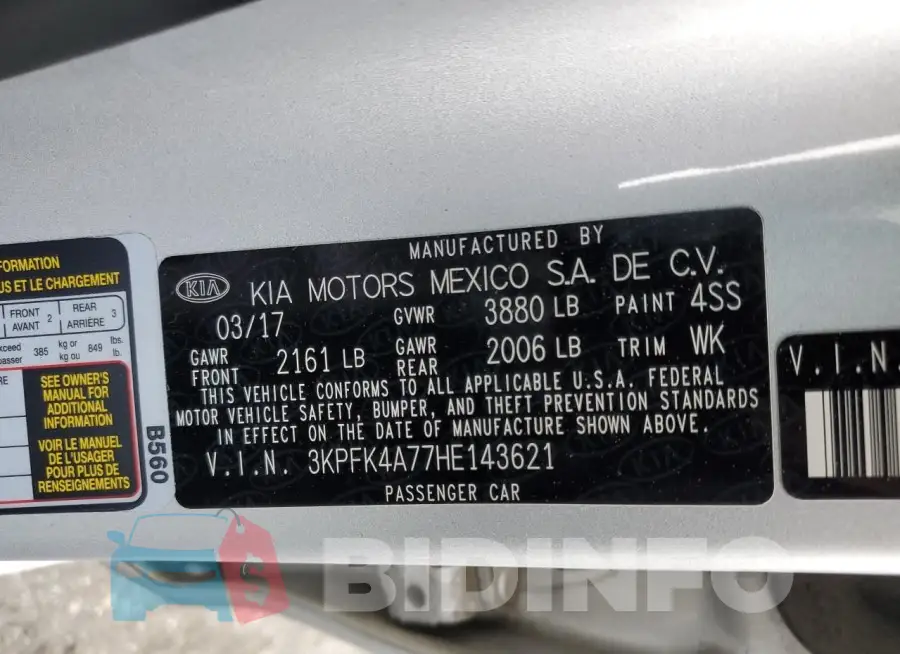 3KPFK4A77HE143621 Photo# 12