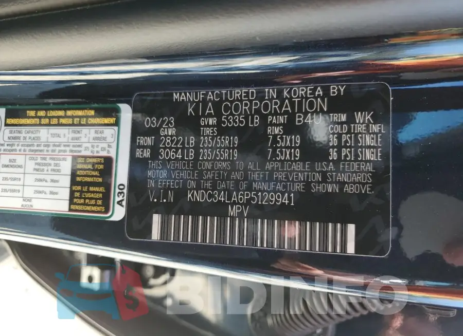 KNDC34LA6P5129941 Photo# 13