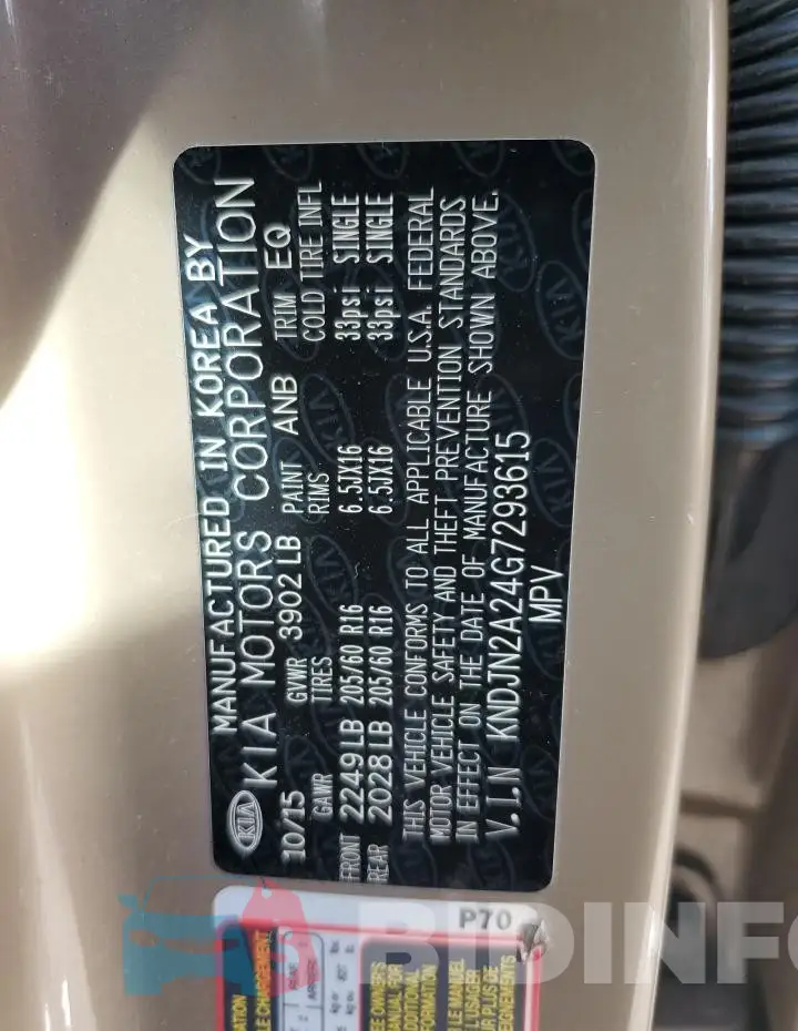 KNDJN2A24G7293615 Photo# 12