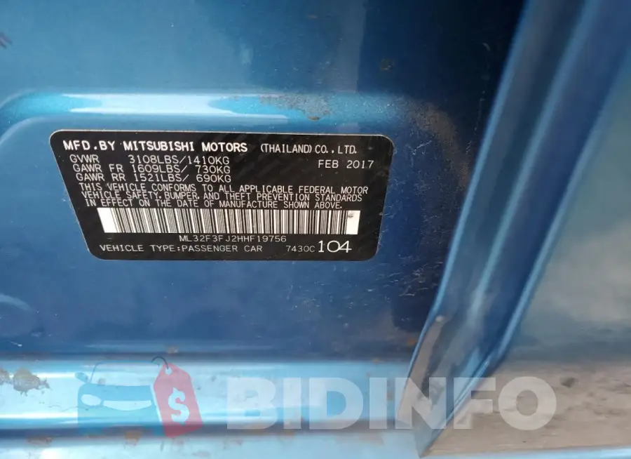 ML32F3FJ2HHF19756 Photo# 12