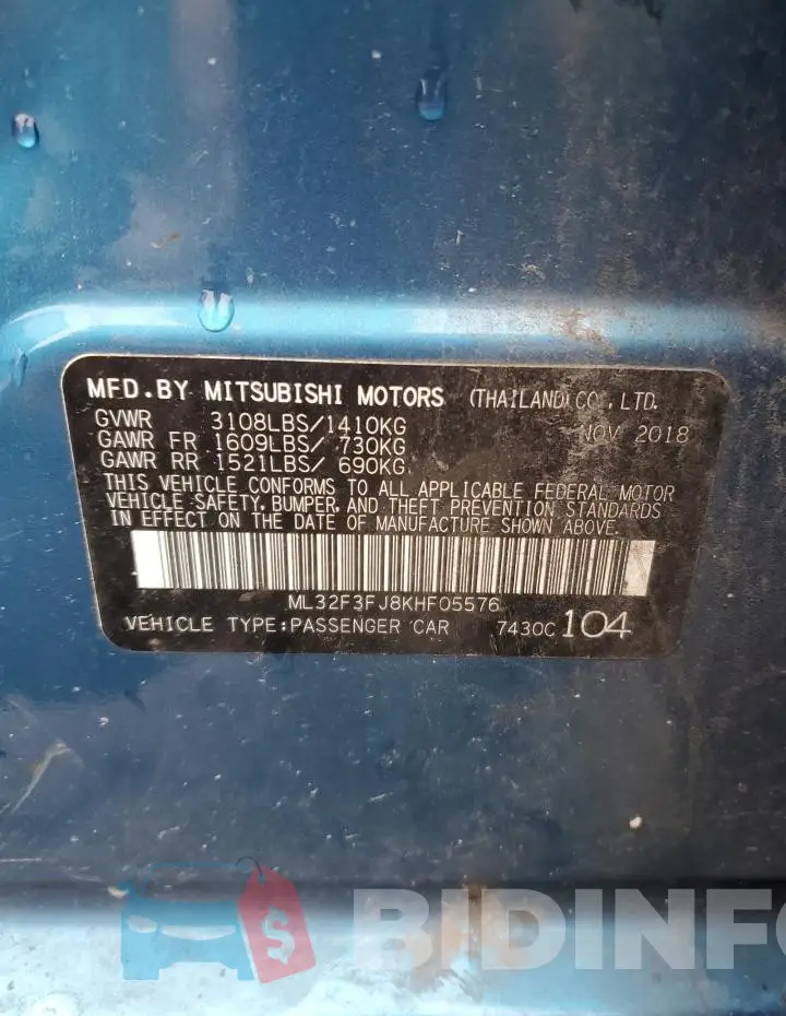 ML32F3FJ8KHF05576 Photo# 12