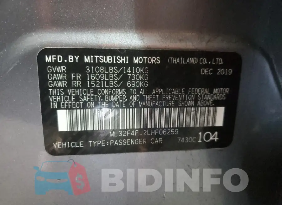 ML32F4FJ2LHF06259 Photo# 12