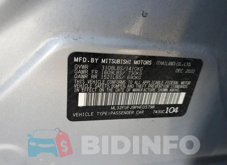 ML32FUFJ9PHF03798 Photo# 12