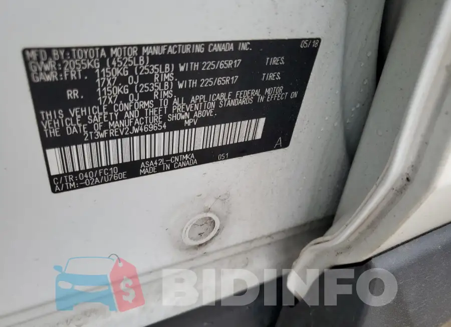2T3WFREV2JW469654 Photo# 13